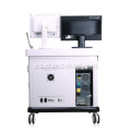 Máquina de ultrasonido de carro digital de hospital con estación de trabajo
